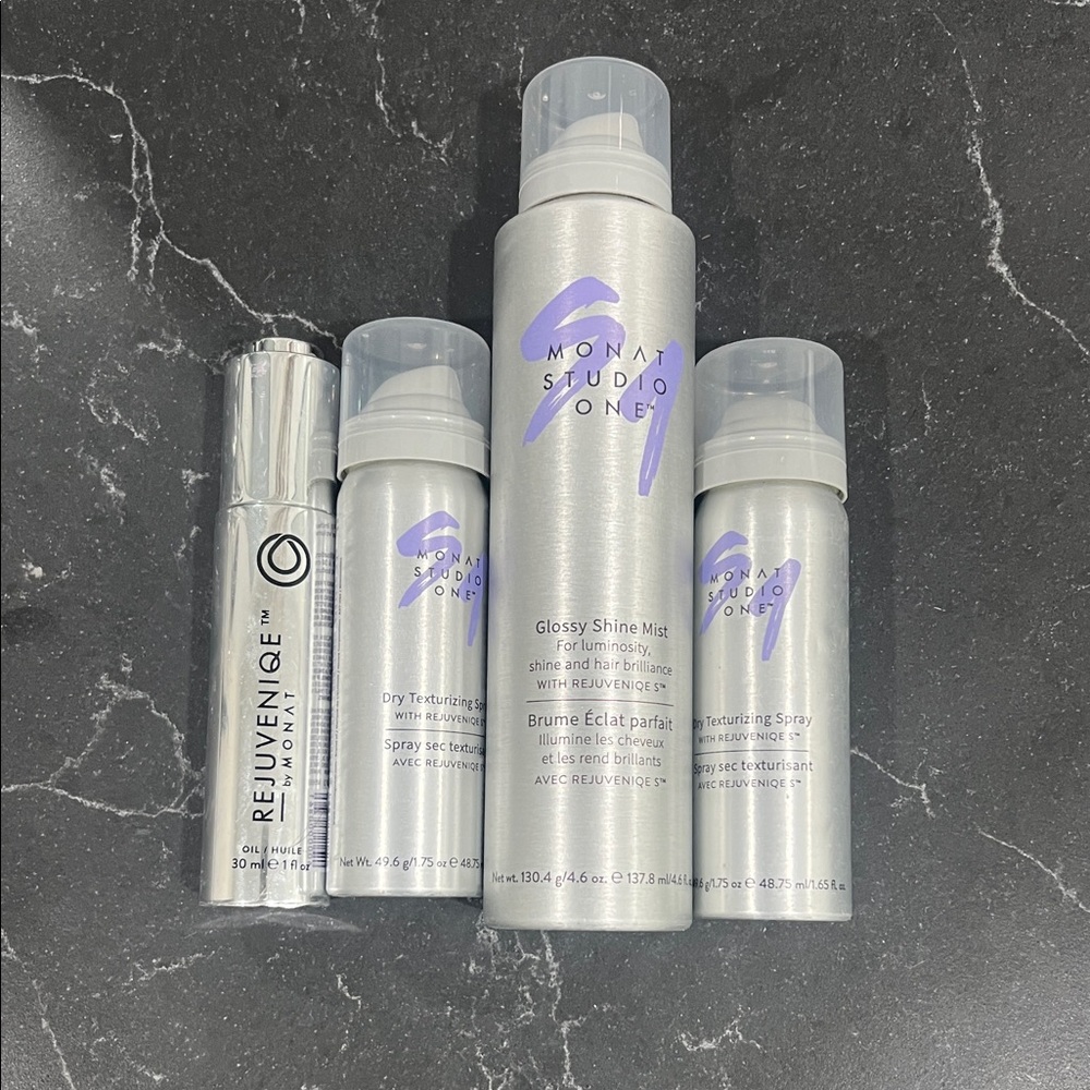MONAT Silver Hair Styling Set